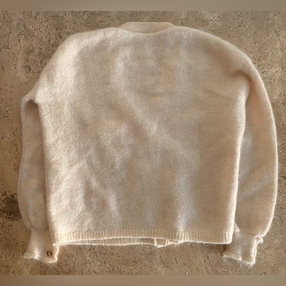 SEZANE Mia Mohair Wool Blend Cardigan - Picture 7 of 9